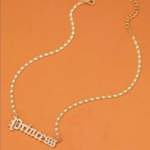 Gold 4/$25 Princess Charm Necklace